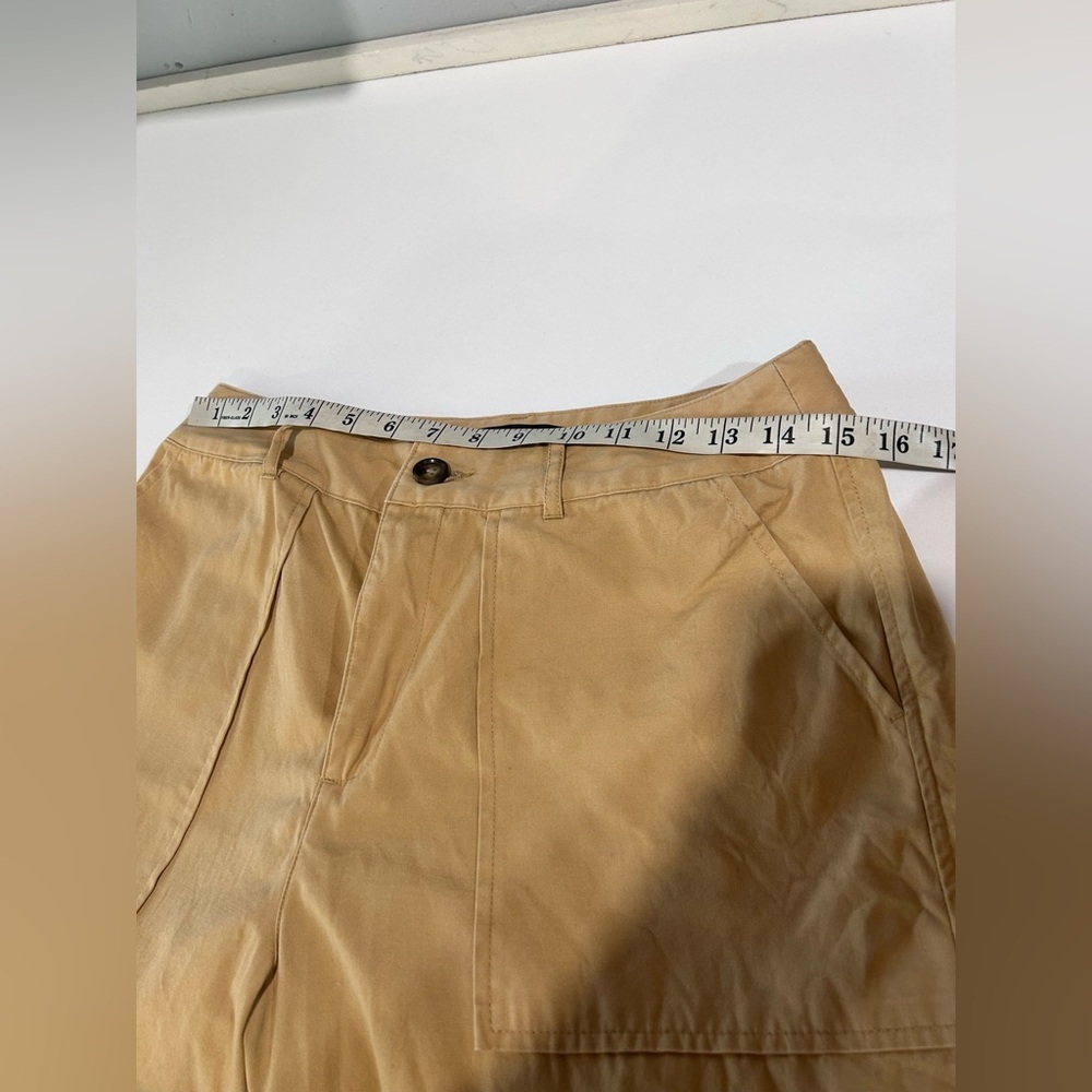 Who What Wear Beige Cotton pants size:8 - Picture 10 of 16